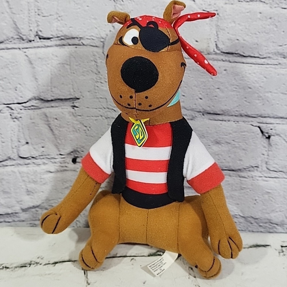 Pirate Scooby‎ Doo Plush Stuffed Toy 12" inch Toy Factory Warner Bros